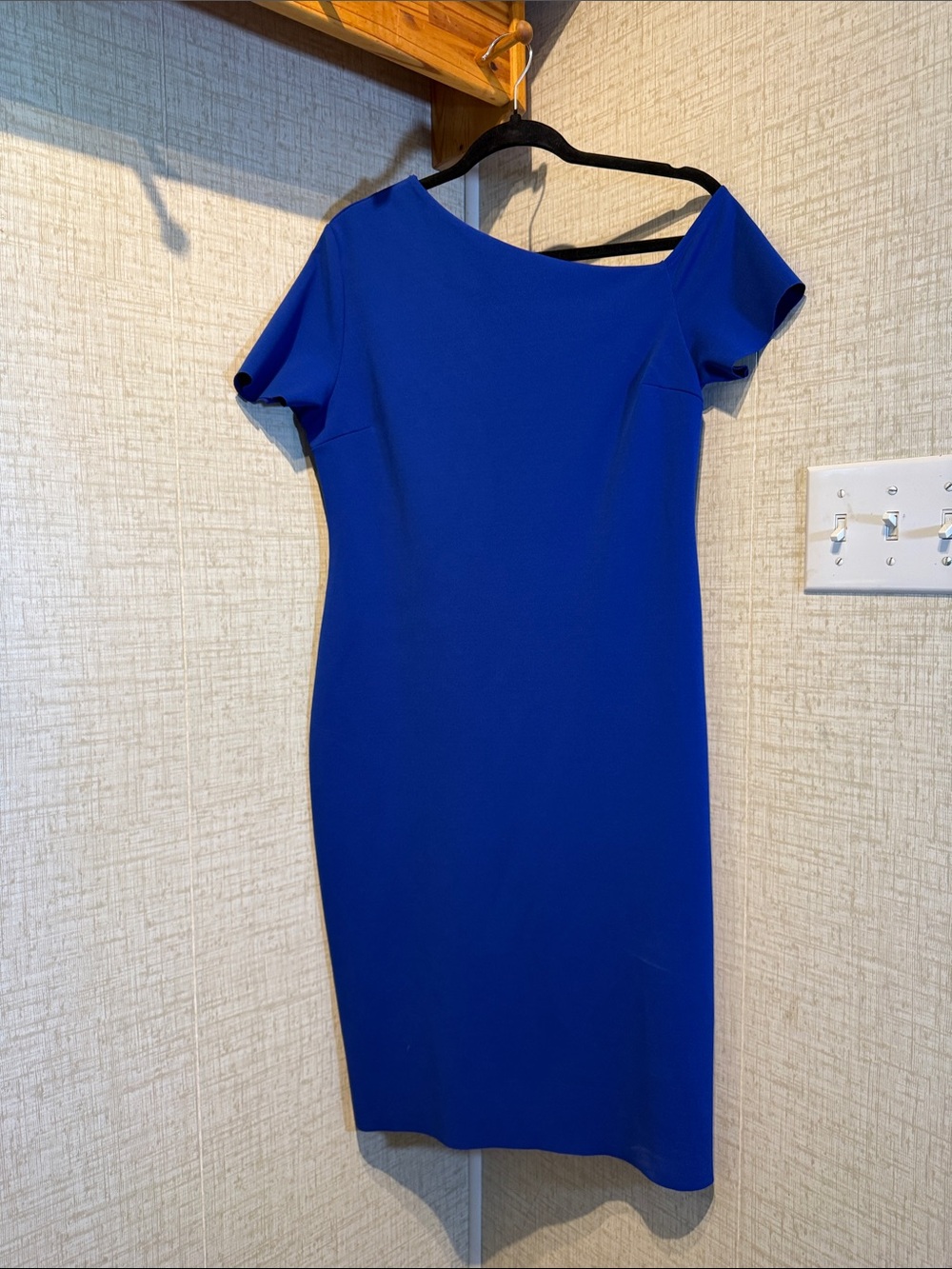 Zara Cobalt Blue Midi Sheath Dress